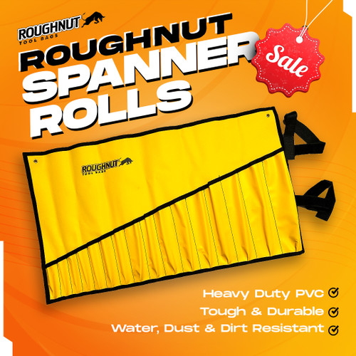 Replacement Roughnut Spanner Roles Spanner roll 16 pocket Heavy Duty Vinyl ROUGHNUT RN019 - Robson's Tool ...