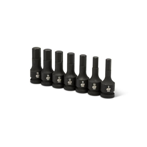 GEARWRENCH 7pc 1/2”Dr InHex Bit Impact Socket Set Metric 84940 - Robson ...