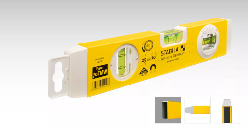 STABILA Magnetic Angle Measuring Box Frame Level 3 Vial 70TMW/25 ...