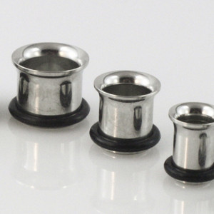 18 piece 316L Stainless Steel Ear Tunnel Kit - Single Flare - 1.6mm-10mm (14G-00G)