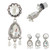 Dangle Plugs CZ and Pearl All views