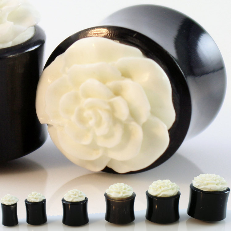 Bone & Horn Organic Flower Plug