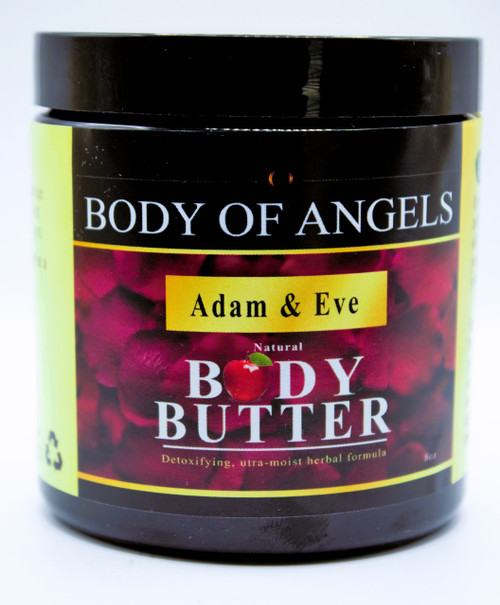ADAM & EVE (4oz) BODY BUTTER
Treat yourself to the best with Body of Angels Healing Facial Creams and Herbal Body Butters. No chemicals, just nature and simply the best.