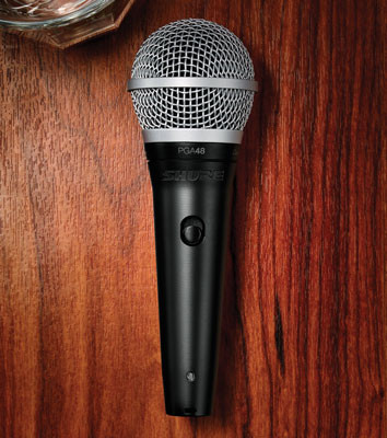 Shure PGA48 Vocal Microphone with XLR to 1/4