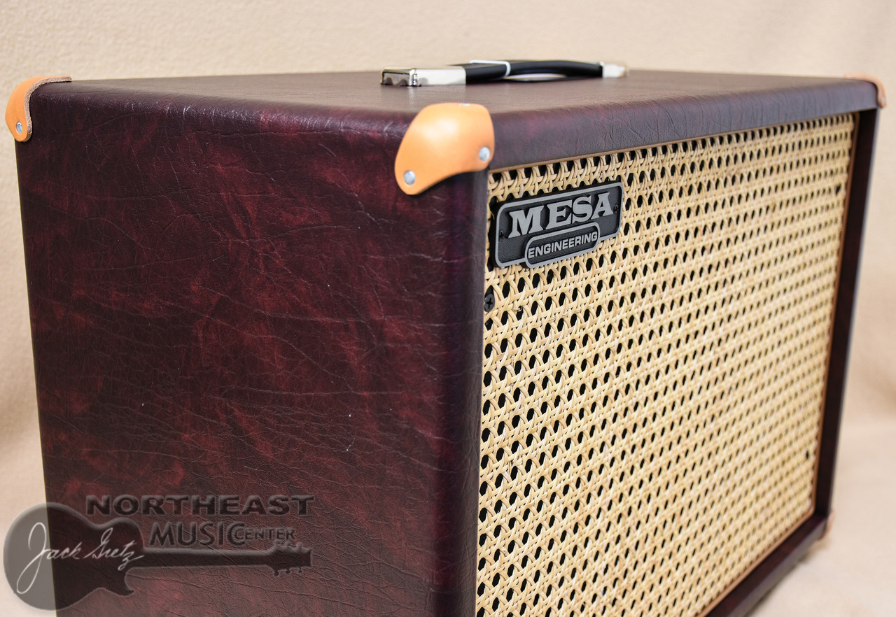 Mesa Boogie 1x12 Widebody Guitar Cab In Wine Taurus With Wicker