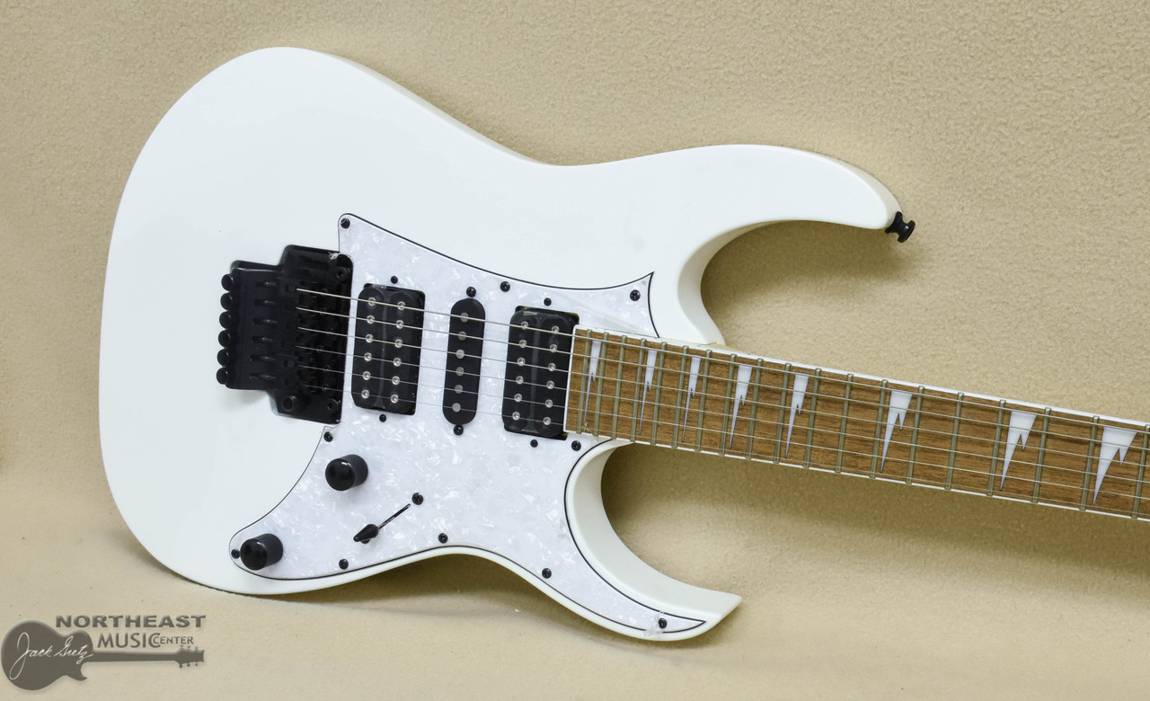 Ibanez RG450DXB Electric Guitar in White | Northeast Music Center