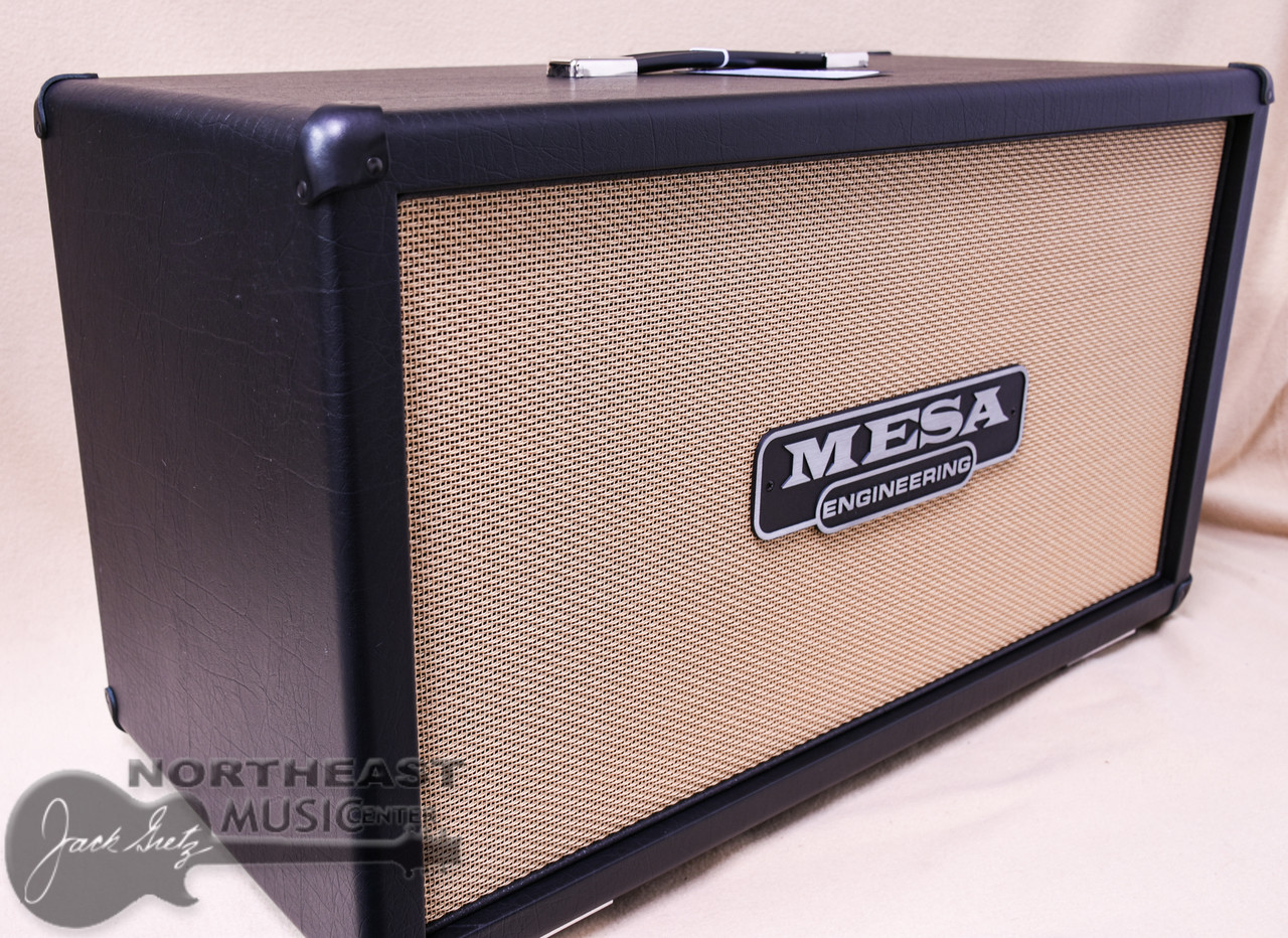 Mesa Boogie 2x12 Recto Horizontal Cabinet In Black With Tan Jute