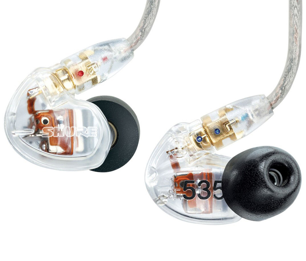 Shure SE535 Sound Isolating Earphones - Clear