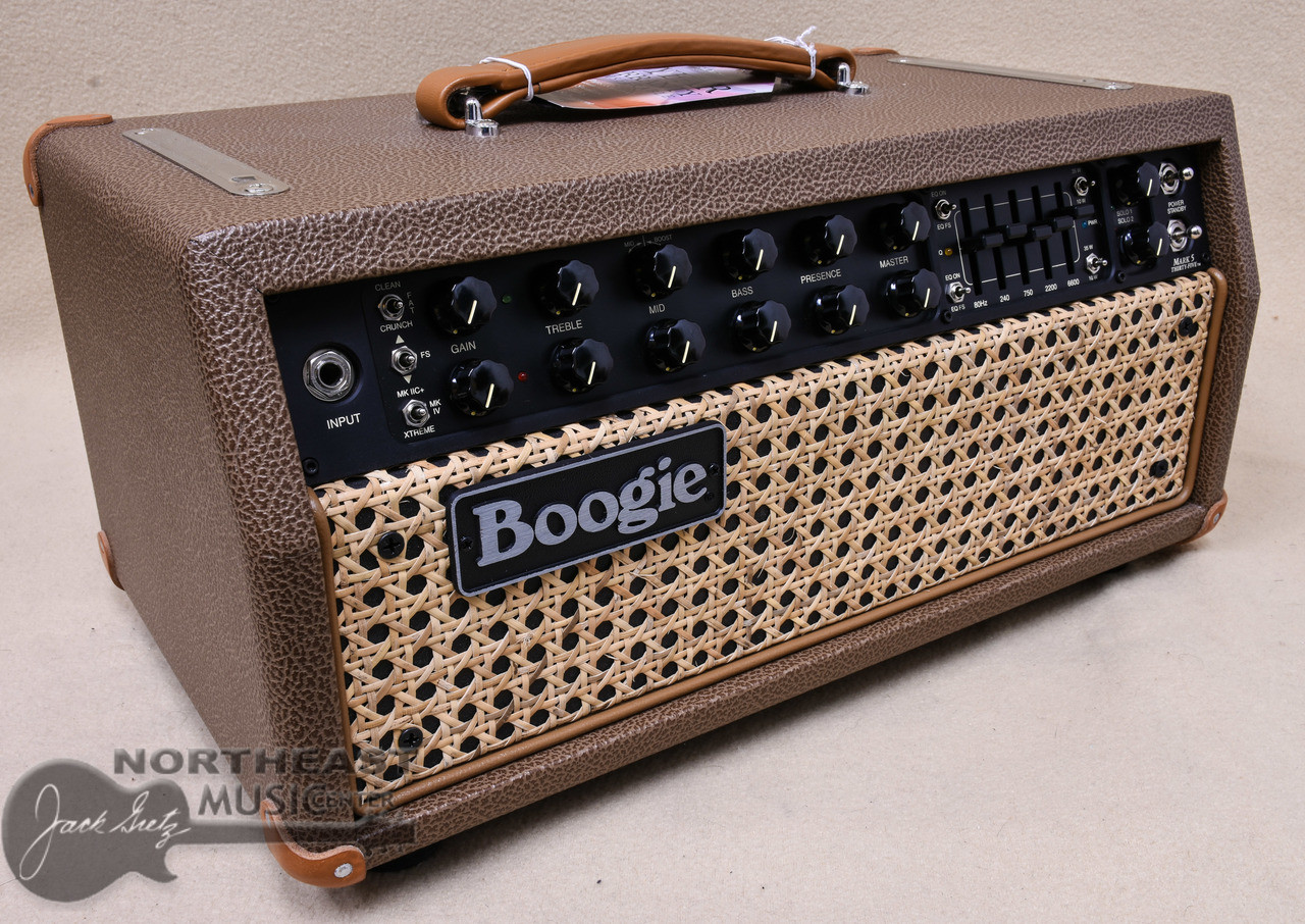 Mesa Boogie Mark V 35 Amplifier Head In Cocoa Bronco With Wicker