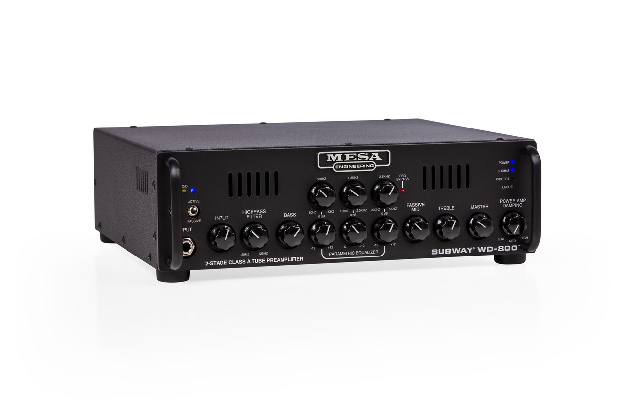 Mesa Boogie Subway WD-800 Bass Amplifier Head (6.WD800