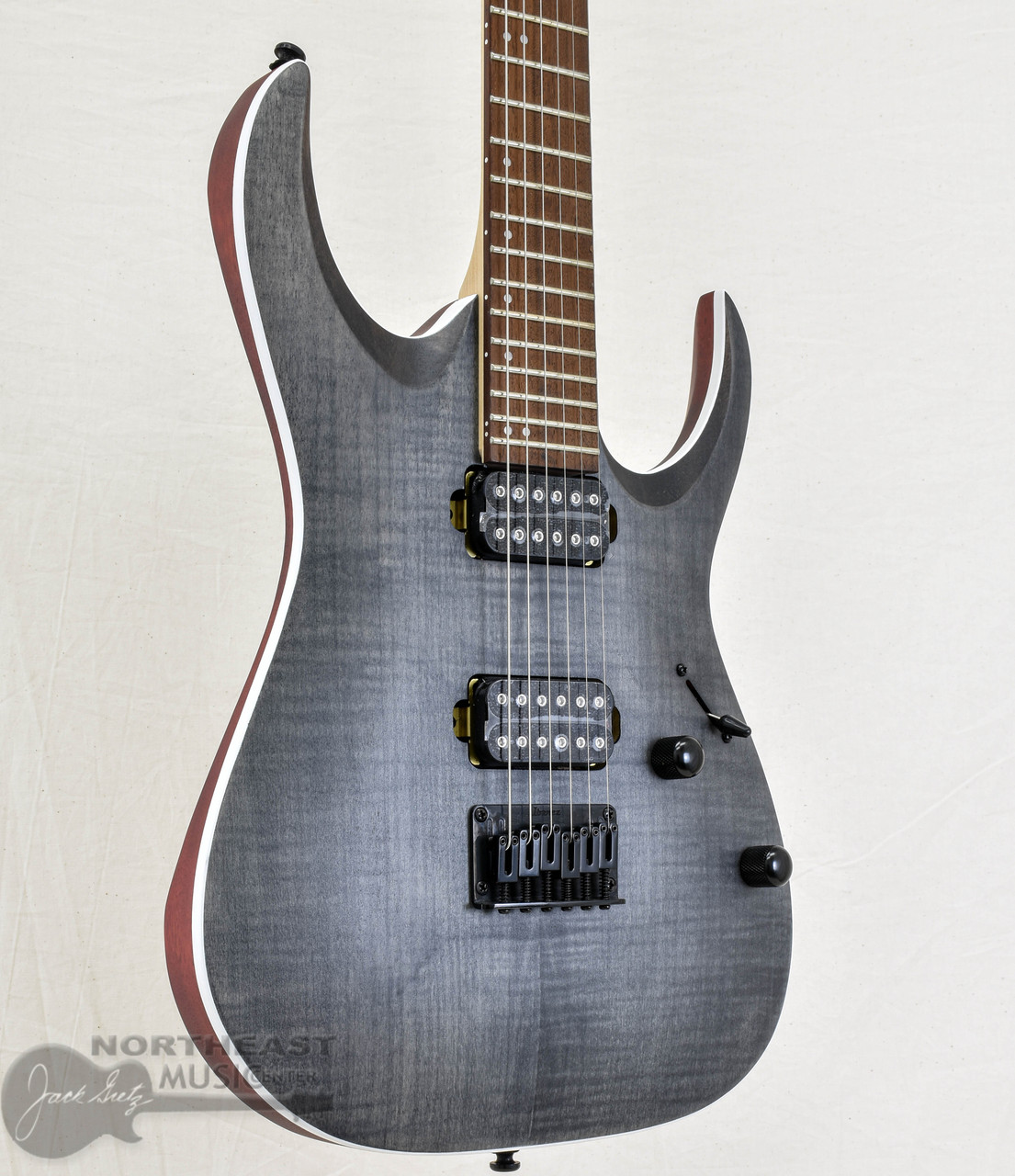 ギター Ibanez RGA42FML (Transparent Gray Flat) Ibanez RGA RGA42FM - Transparent Grey Flat - Get Loud Music