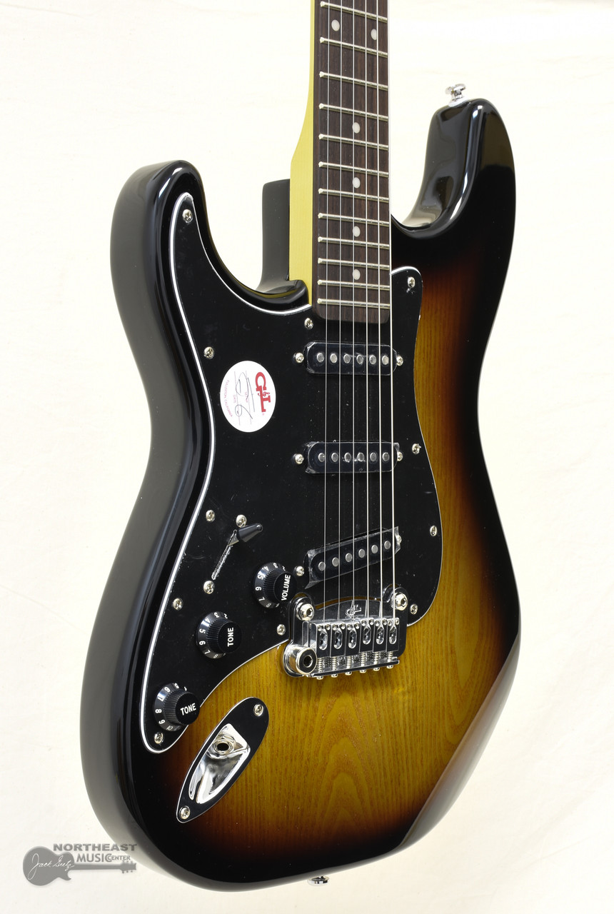 G&L Tribute Legacy Left Handed - 3 Tone Sunburst | Northeast Music