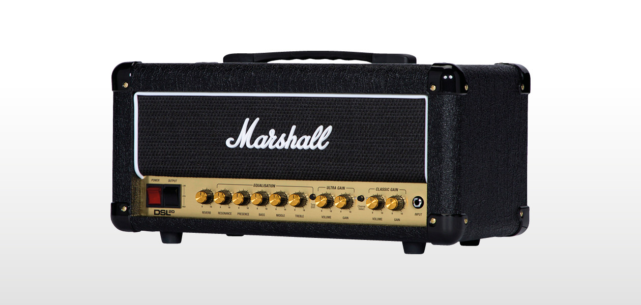 【road runner 】美品　Marshall DSL 20 H Marshall DSL20HR 20-watt Amplifier Head and MX212AR 160-watt 2x12
