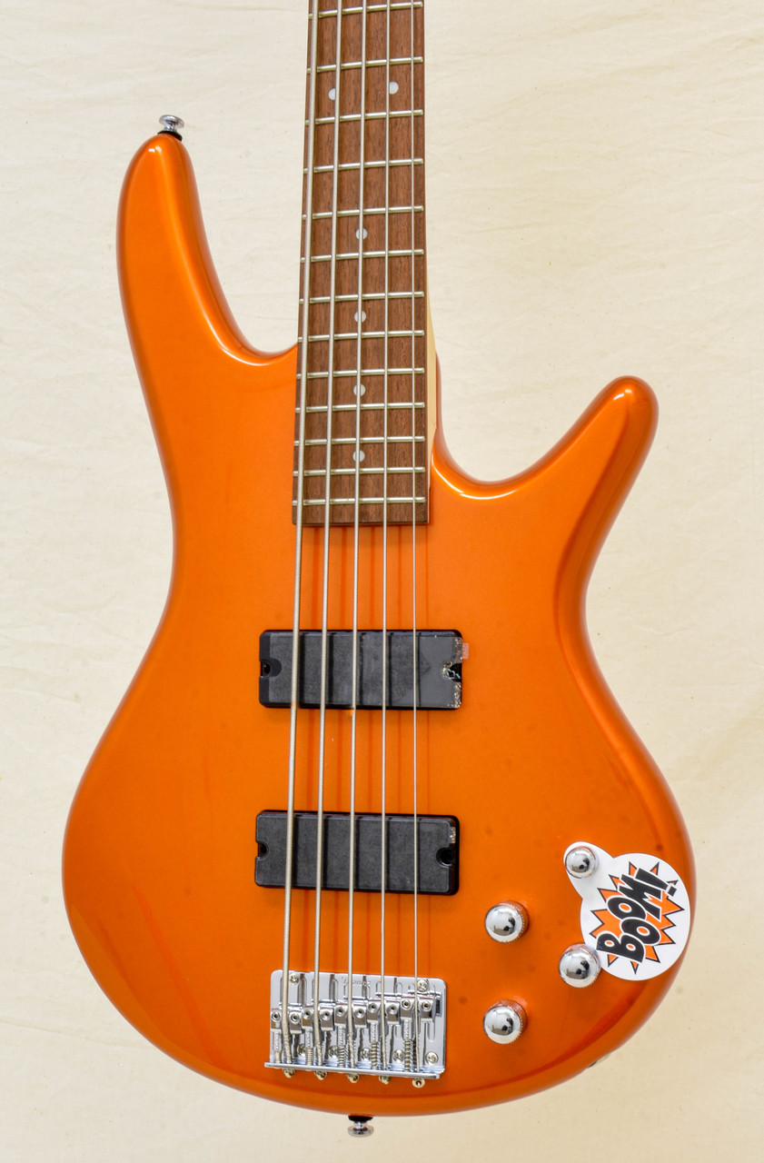 洋楽 Fiveten nitegear 2003 indie R&B Ibanez GSR205 5-String Bass Guitar - Roadster Orange Metallic