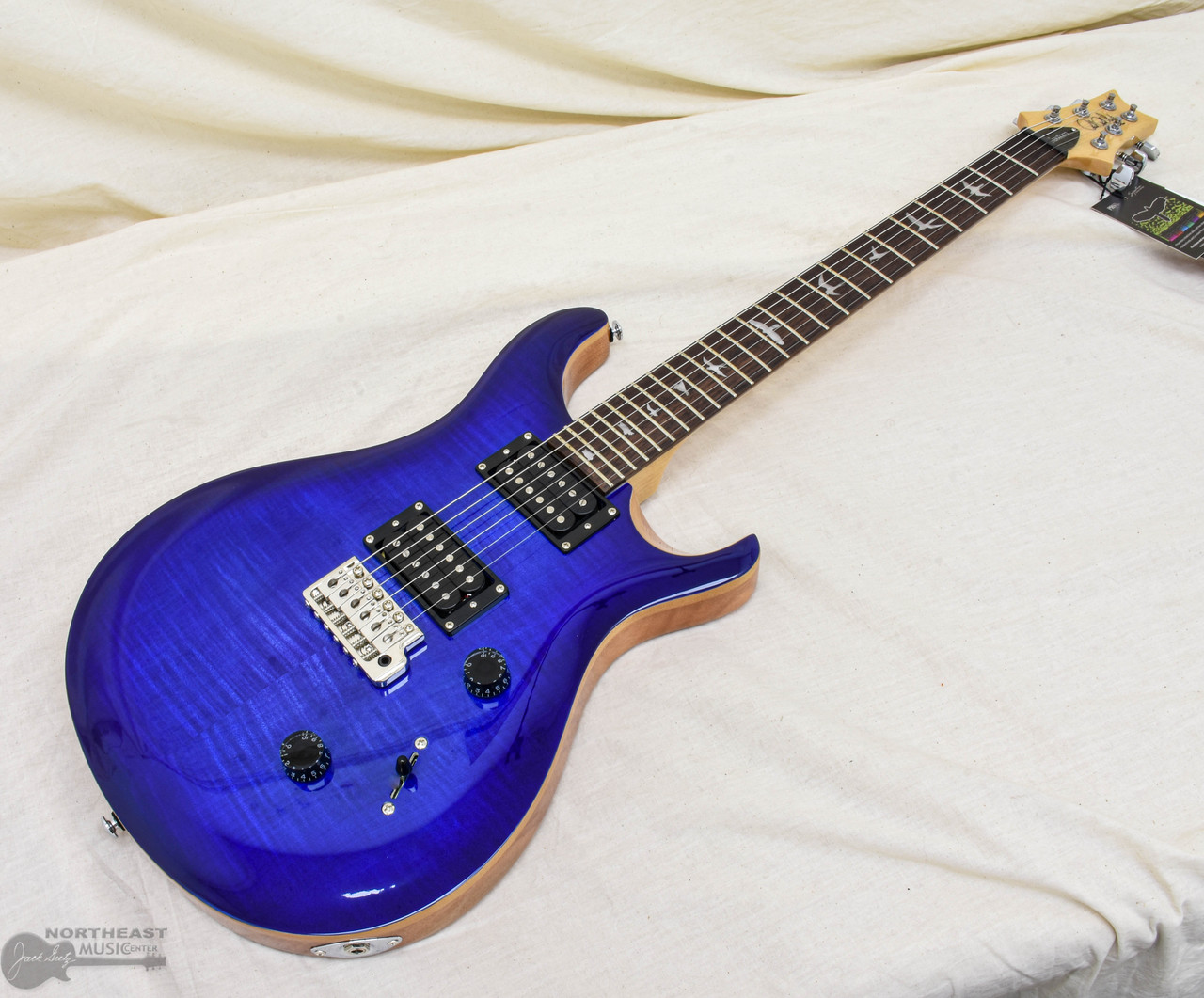 PRS SE Custom 24 - Faded Blue Burst (s/n: 25487) | Northeast 