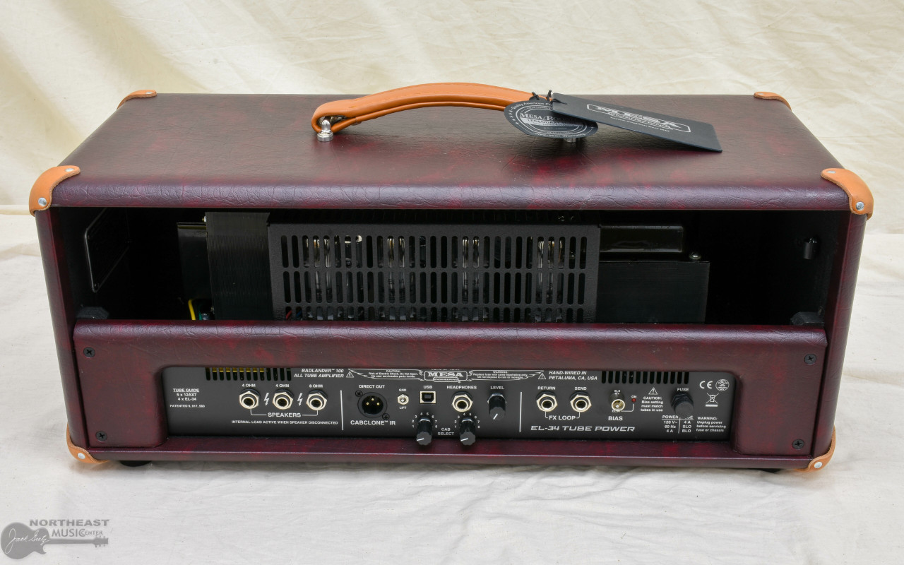 Mesa/Boogie Badlander 100 Watt All Tube Amplifier Head - Wine