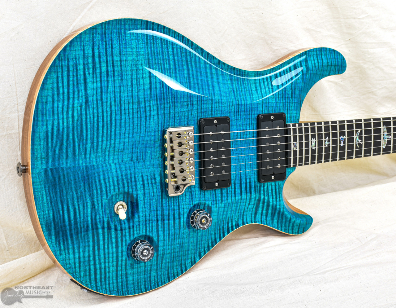 PRS Guitars Wood Library Custom 24 - Blue Matteo 10 Top