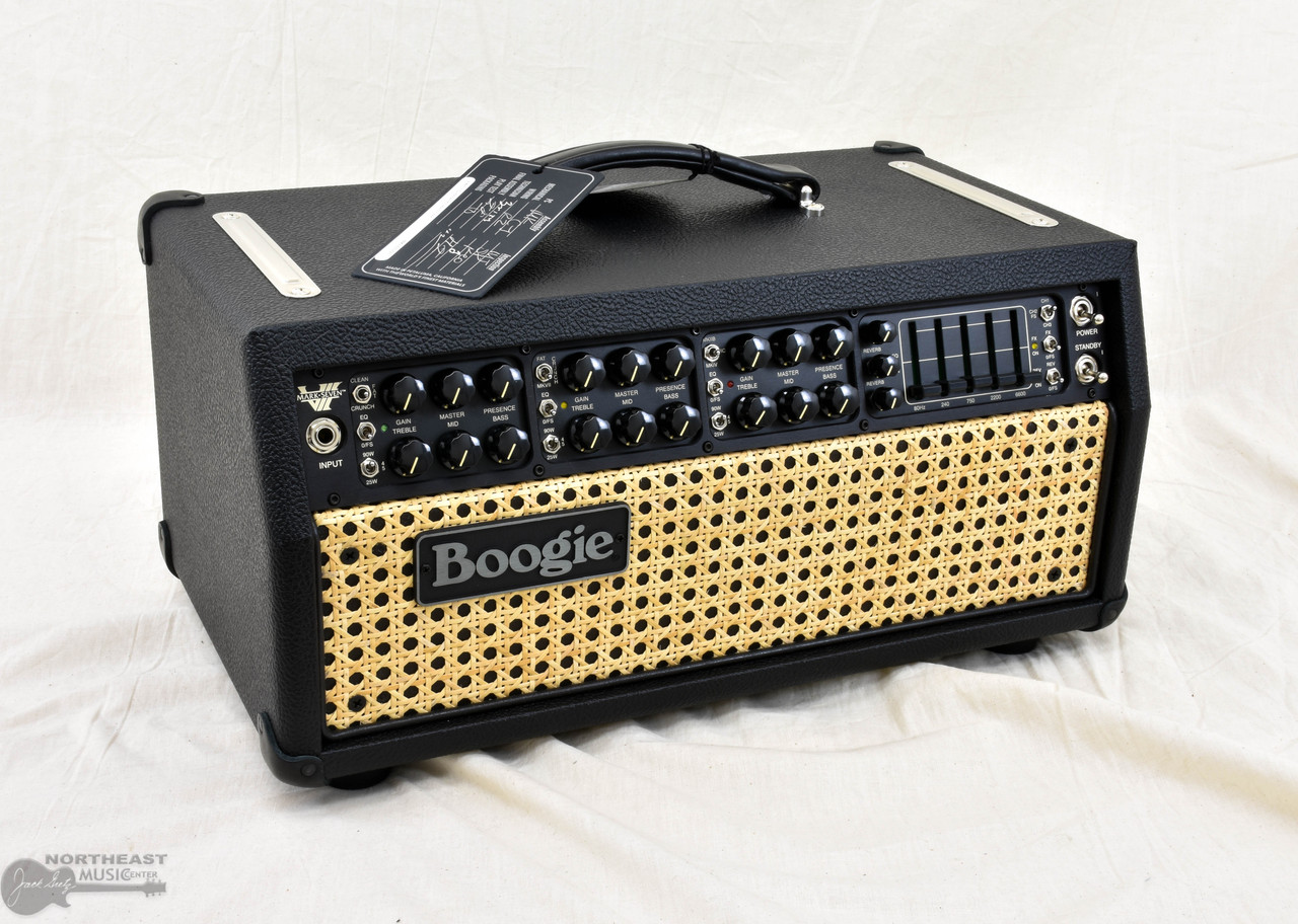 Mesa Boogie Mark VII All Tube Amplifier Head - Black Bronco, Wicker Grille