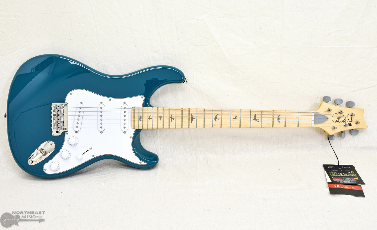PRS SE Silver Sky Maple - Nylon Blue | Northeast Music