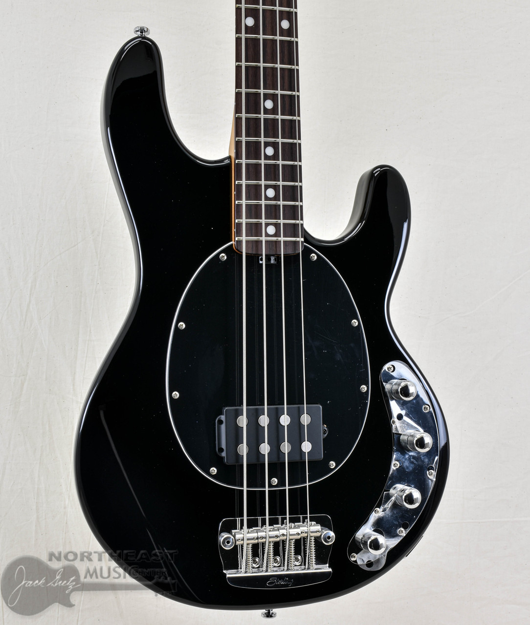 Sterling by Music-Man StingRay Ray34 - Black | Northeast Music 