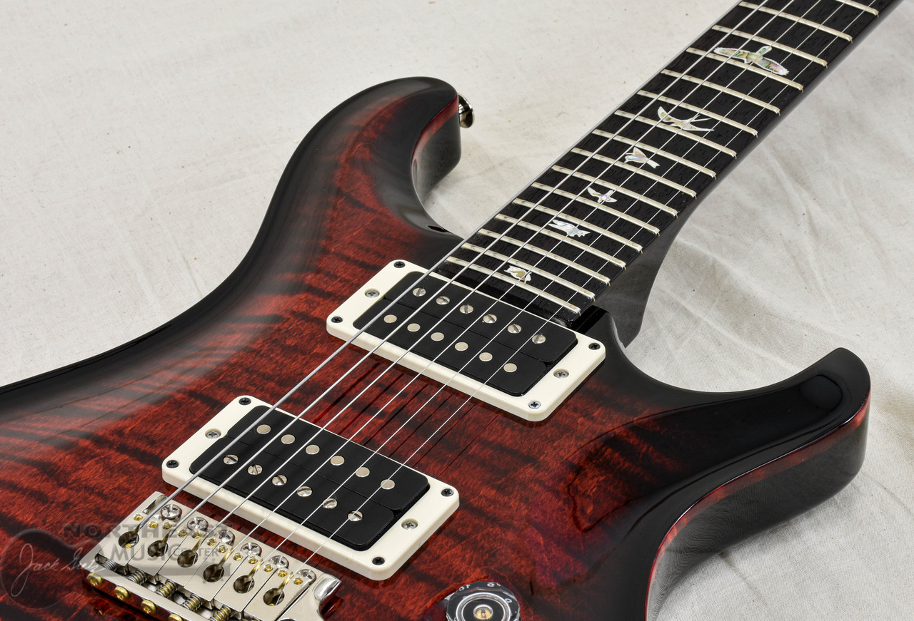 【美品・動作確認】PRS SE Custom24 FireRed Burst 46296_PRS_Custom_24_CTIB12150_