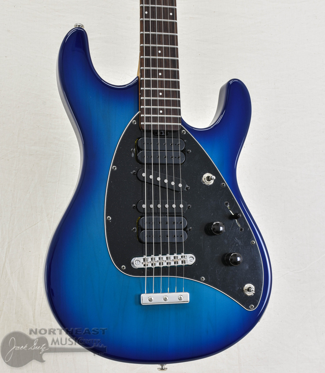 Ernie Ball Music-Man Steve Morse Signature - Blue Burst