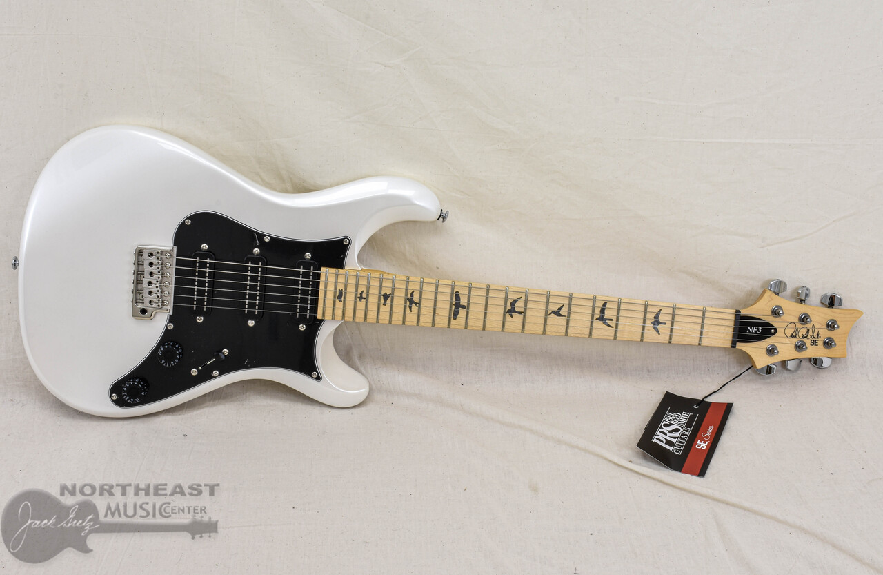 PRS SE NF3 Maple - Pearl White Metallic | Northeast Music Center Inc.