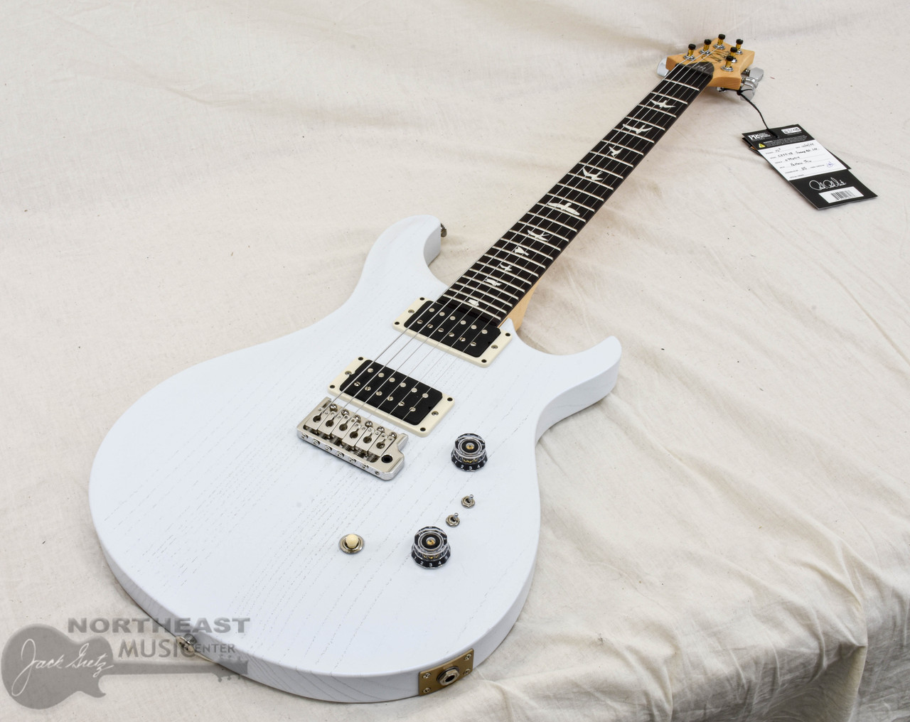 ギター PRS SE Standard 24 Limited White Pearl PRS SE Standard 24 Electric Guitar, Limited Edition White