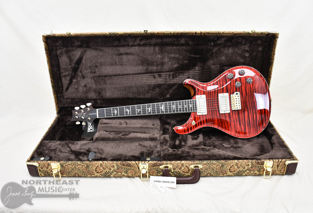 PRS McCarty 594 Trem 10 Top Red Tiger Wood Library | Northeast
