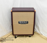 Mesa Boogie 2x12 Vertical Recto Cabinet - Wine Taurus, Tan Jute Grille | Northeast Music Center Inc.