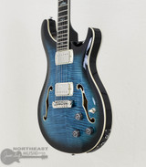 PRS SE Hollowbody II Piezo Peacock Blue Smokeburst (s/n: 5423) | Northeast Music Center Inc.