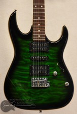 Ibanez GRX70QA - Transparent Emerald Burst - Ibanez gio Electric Guitars Northeast Music Center inc.  Ibanez GRX70QA - Transparent Emerald Burst - Ibanez gio Electric Guitars Northeast Music Center inc.