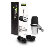 Shure MV7-K USB Podcast Microphone in Black