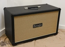 Mesa Boogie 2x12 Recto Horizontal Cabinet - Black Taurus, Tan Jute Grille w/ Boogie Logo | Northeast Music Center Inc.
