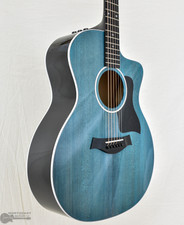 Taylor 214ce-DLX LTD Acoustic/Electric Guitar - Blue Top | Northeast Music Center Inc. Taylor 214ce-DLX LTD Acoustic/Electric Guitar - Blue Top | Northeast Music Center Inc.