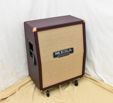 Mesa Boogie 2x12 Vertical Recto Cabinet - Wine Taurus, Tan Jute Grille | Northeast Music Center Inc.