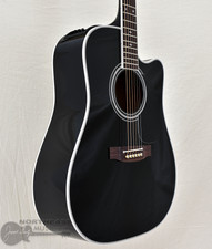 Takamine EF341SC Acoustic/Electric Guitar - Black | Northeast Music Center Inc.