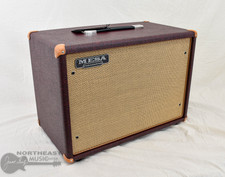 Mesa Boogie 1x12 Wide Body Compact Cabinet Closed Back - Vintage Bordeaux Bronco, Tan Jute Grille | Northeast Music Center Inc.