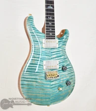 PRS McCarty Trem Wood Library Artist Flame Maple Bahamian Blue (s/n: 3031) | Northeast Music Center Inc.