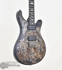 PRS S2 Custom 24-08 Poplar Burl Charcoal Burst (s/n:9892) | Northeast Music Center Inc.