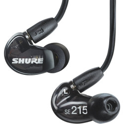 Shure SE215 Sound Isolating Earphones (SE215-K)