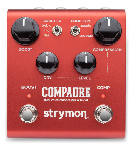 Strymon Compadre Dual Voice Compressor & Boost | Northeast Strymon Compadre Dual Voice Compressor & Boost | Northeast