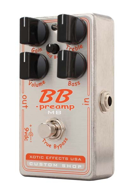 Xotic Custom Shop BB Preamp MB Overdrive Pedal