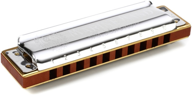 Hohner Marine Band m1896BX in Key of A