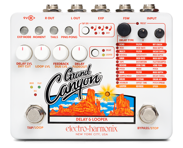 Electro-Harmonix Grand Canyon Delay & Looper Pedal (GRAND_CANYON)
