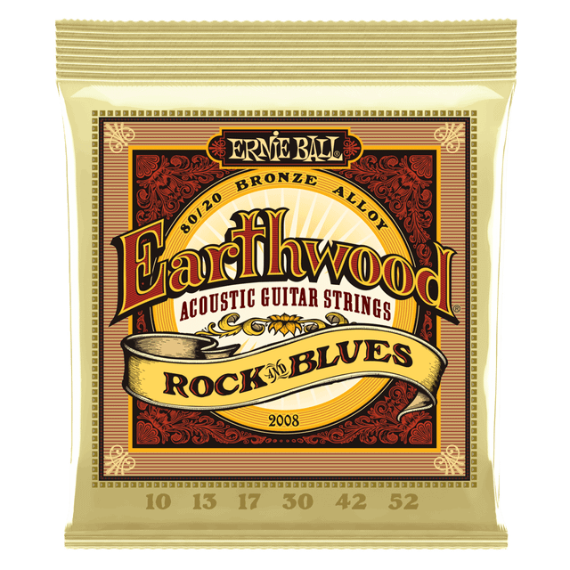 Ernie Ball Earthwood Rock and Blues Acoustic Guitar Strings (P02008) | Northeast Music Center Inc.