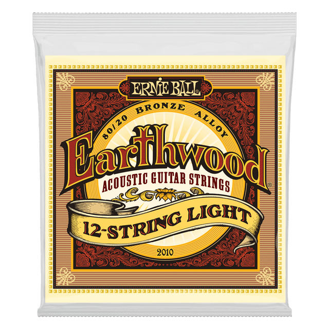 Ernie Ball Earthwood 12-Strings Light Acoustic Guitar Strings (P02010) | Northeast Music Center Inc.