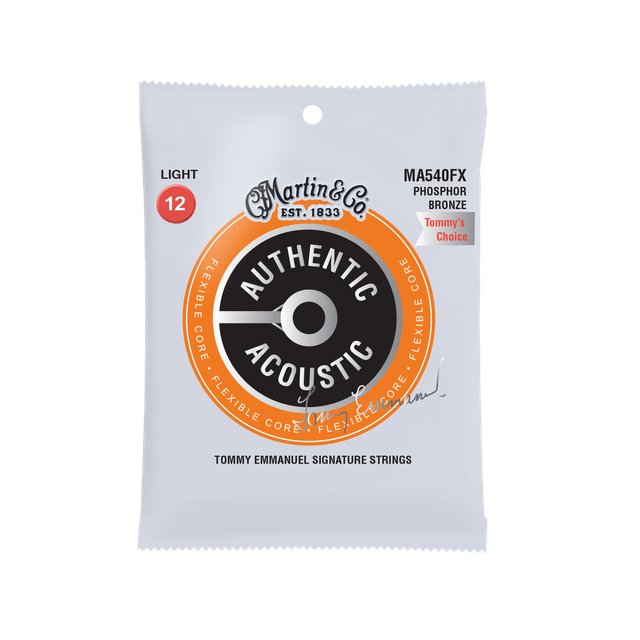 Martin Flexible Core 'Tommy's Choice' Acoustic Guitar Strings (MA540FX) | Northeast Music Center Inc.