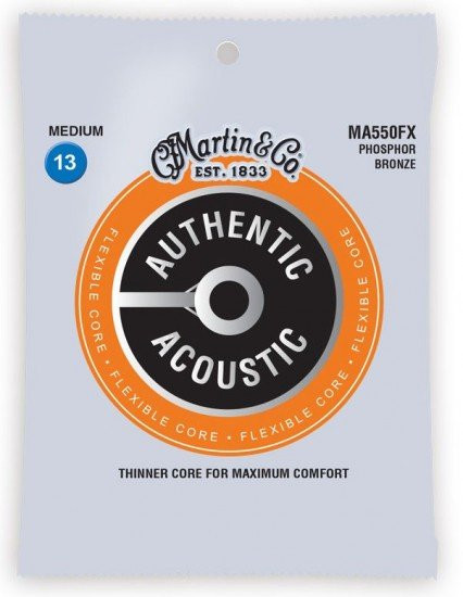 Martin Flexible Core Medium Gauge Acoustic Guitar Strings (MA550FX) | Northeast Music Center Inc.