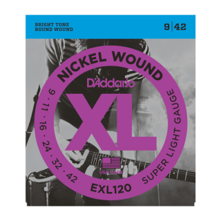 D'Addario XL Nickel Wound Super Light Gauge Electric Guitar Strings | Northeast Music Center Inc.